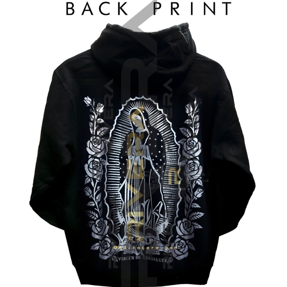 Our Lady Of Guadalupe Hoodie Black, Virgen de Guadalupe Hoodie Virgin Mary Faith